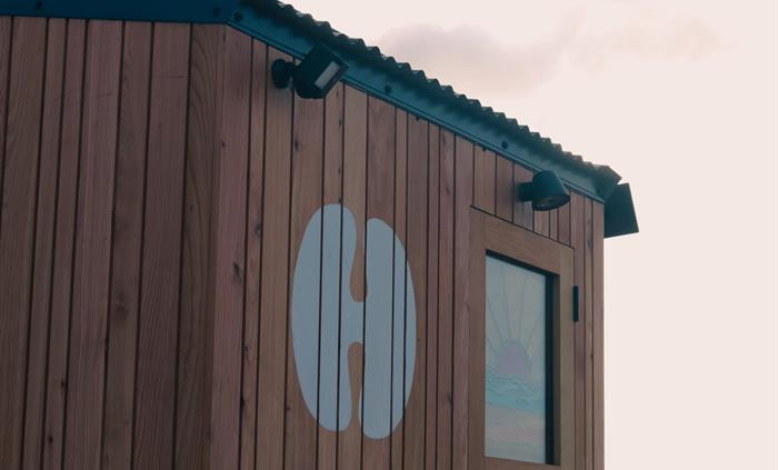 Outside of Hikitalo Sauna